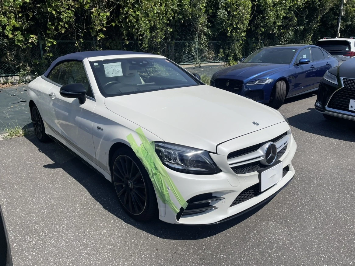 C43カブリオレ 事故車